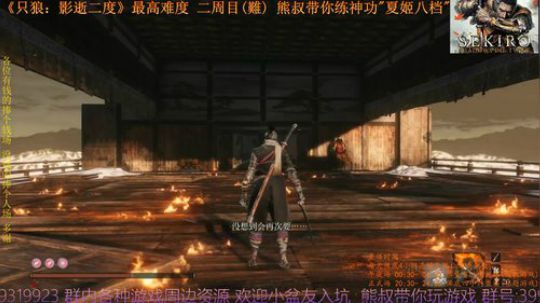 《只狼：影逝二度》二周目(難) (真)结局1一心