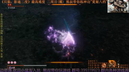 《只狼：影逝二度》二周目(難) BOSS25 水生的凛