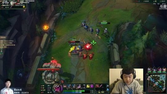 大家好！我是V5战队打野Ben4 2019-04-01 23点场