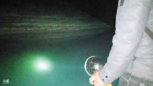 水库叉鱼货多多。 2019-04-01 21点场