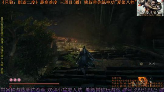 只狼 三周目(難) 熊叔带你练神功 夏姬 2019-04-01 20点场