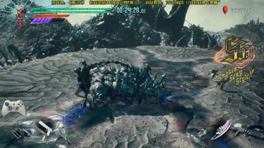 【阿文】鬼泣5血宫 花式秀~ 2019-04-02 18点场