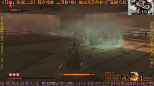 《只狼：影逝二度》三周目(難) BOSS30 (真)枭