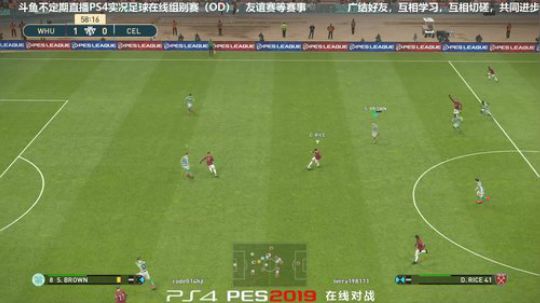 PS4实况2019pes2019实况足球 2019-04-03 21点场