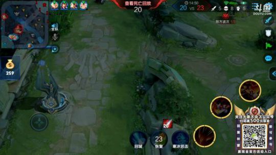 我在斗鱼看林蒙m直播王者荣耀