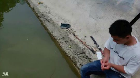 带着大哥二哥钓鱼。 2019-04-08 12点场