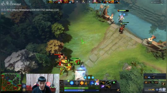 我在斗鱼看14yearsold天残少年K9直播DOTA2