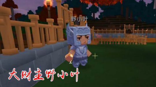 迷你世界17：大财主野小叶被野怪包围，墨渊前来助阵，团灭野怪