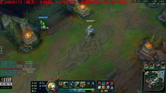 我在斗鱼看疯狗炼金直播英雄联盟