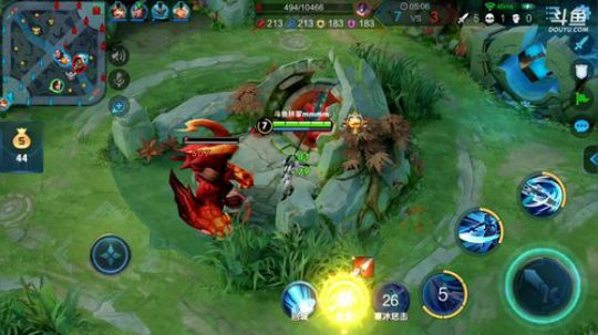 我在斗鱼看林蒙m直播王者荣耀