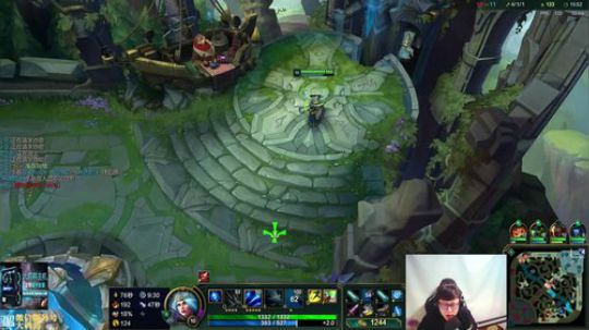 我在斗鱼看东北大鹌鹑直播英雄联盟