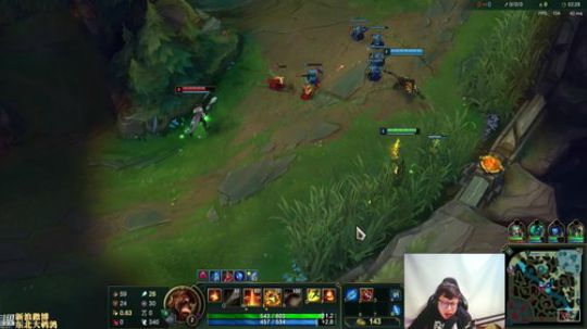 我在斗鱼看东北大鹌鹑直播英雄联盟