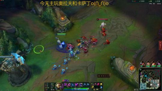 中单卡萨丁VS提莫，6级前你点任你点，6级后秒你没商量