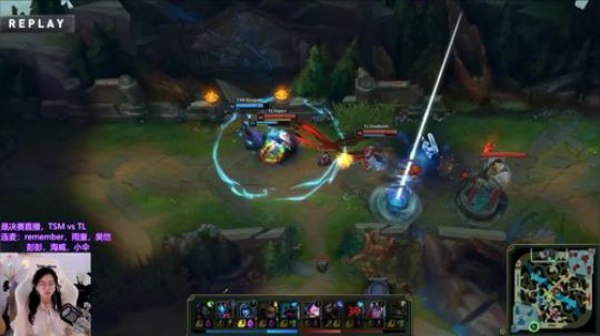 骆歆：直播NA决赛TSMvsTL 2019-04-14 07点场