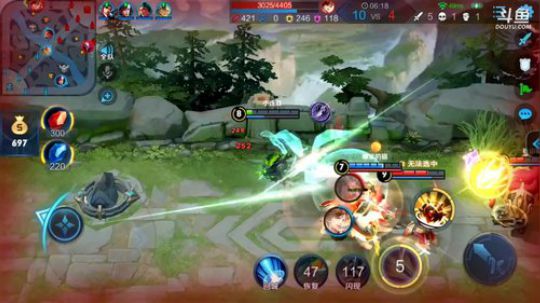 我在斗鱼看林蒙m直播王者荣耀