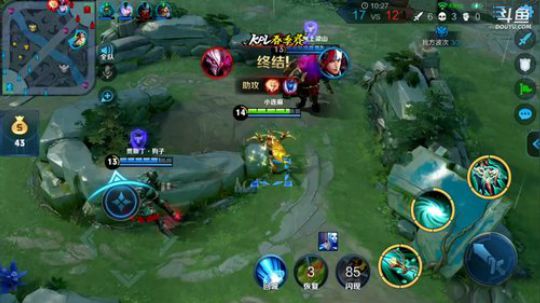 我在斗鱼看林蒙m直播王者荣耀