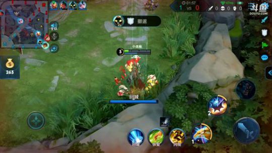 我在斗鱼看林蒙m直播王者荣耀