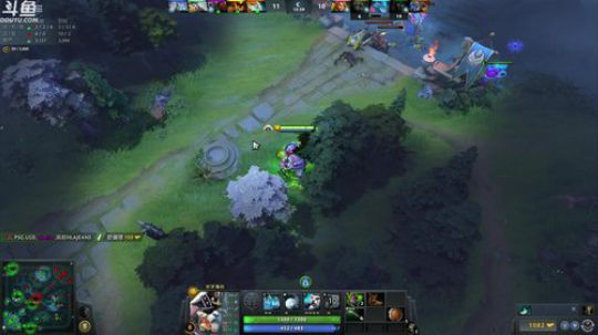 我在斗鱼看叫我老陈就好了直播DOTA2