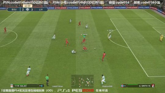 实况足球PS4pes2019友谊赛大厅any区野战