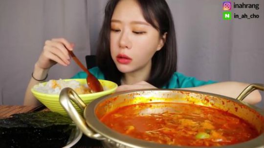 【大口吃播】韩国能吃小姐姐韩国式食生活泡菜下饭