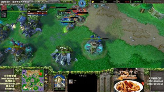 我在斗鱼看大帝LioN直播魔兽争霸