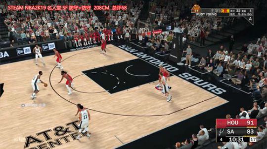 NBA2K19   60起手打 2019-04-23 00点场