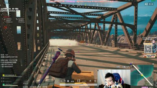 我在斗鱼看pigff直播绝地求生