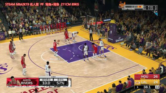 NBA2K19   60起手打 2019-04-19 11点场