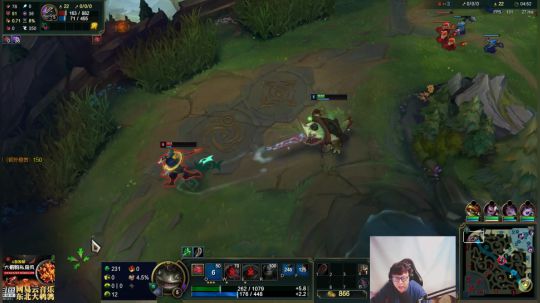 我在斗鱼看东北大鹌鹑直播英雄联盟