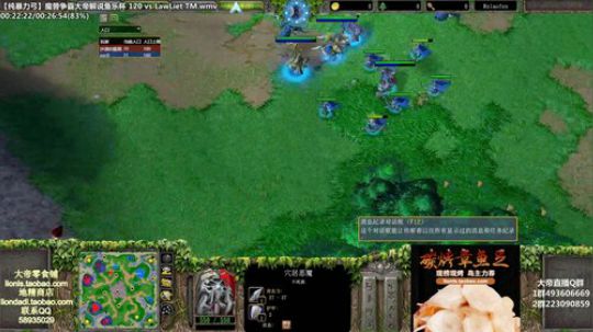 我在斗鱼看大帝LioN直播魔兽争霸