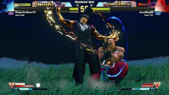 梅原大吾的新武器！用G对阵韩国第一沙加特SandBag！