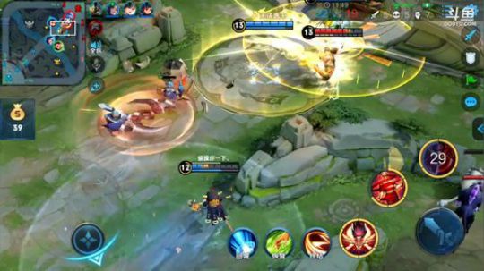 我在斗鱼看林蒙m直播王者荣耀