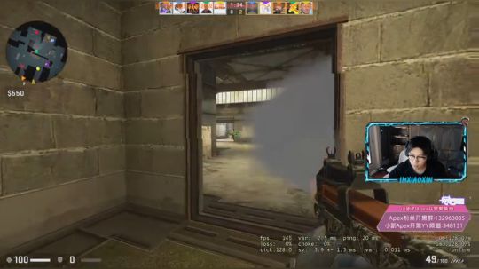 小新: csgo 10人约站 2019-05-03 23点场