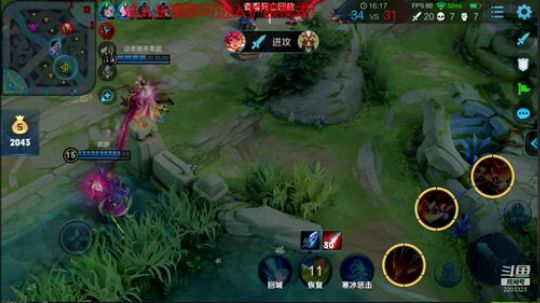 我在斗鱼看DY烁哥直播王者荣耀