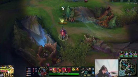 我在斗鱼看东北大鹌鹑直播英雄联盟
