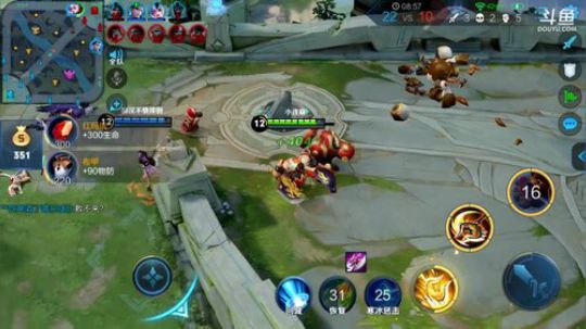 我在斗鱼看林蒙m直播王者荣耀