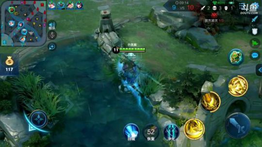 我在斗鱼看林蒙m直播王者荣耀