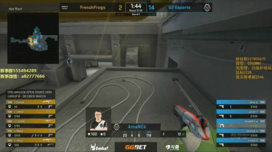 伟伟：播比赛送刀 G2 vs FG 2019-05-19 00点场