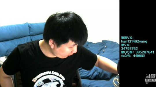 我在斗鱼看解说小狼直播格斗游戏