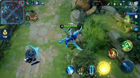 我在斗鱼看林蒙m直播王者荣耀