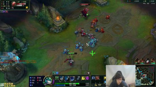 我在斗鱼看东北大鹌鹑直播英雄联盟