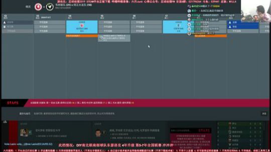 六月：足球经理FM2019南北开第7年 2019-05-24 11点场