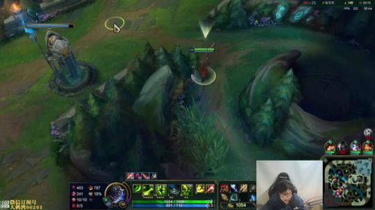 我在斗鱼看东北大鹌鹑直播英雄联盟