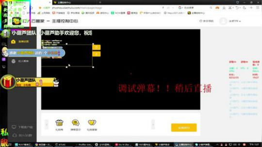 ❤️✨调试弹幕助手稍后直播 2019-05-24 19点场