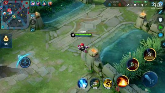 我在斗鱼看林蒙m直播王者荣耀