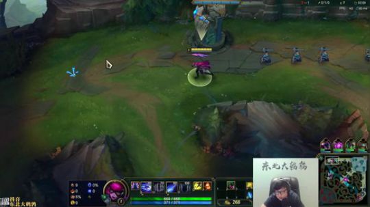 我在斗鱼看东北大鹌鹑直播英雄联盟