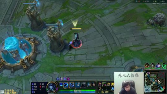 我在斗鱼看东北大鹌鹑直播英雄联盟