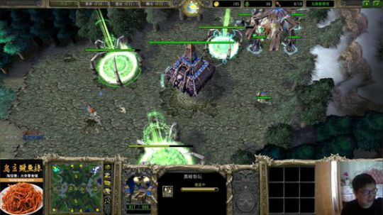 我在斗鱼看大帝LioN直播魔兽争霸