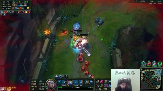 我在斗鱼看东北大鹌鹑直播英雄联盟