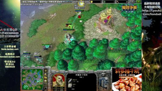 我在斗鱼看大帝LioN直播魔兽争霸